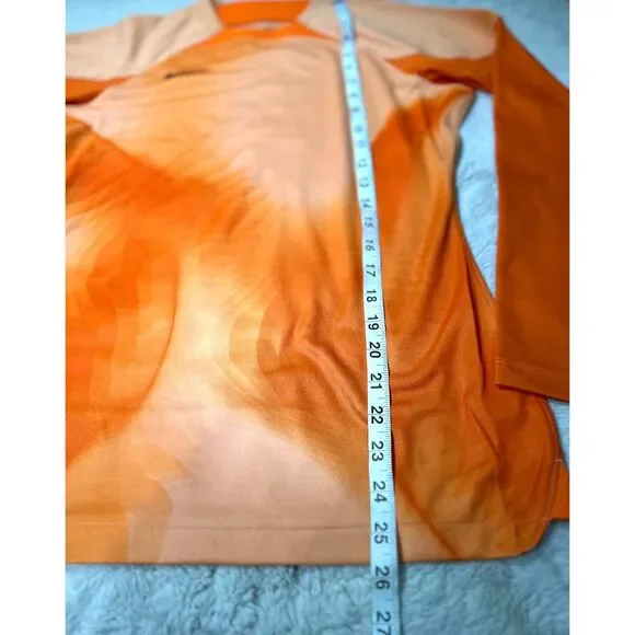 Nike women's small Football Soccer Goal Keeper futbol Jersey orange DH8226-819 - Picture 6 of 7